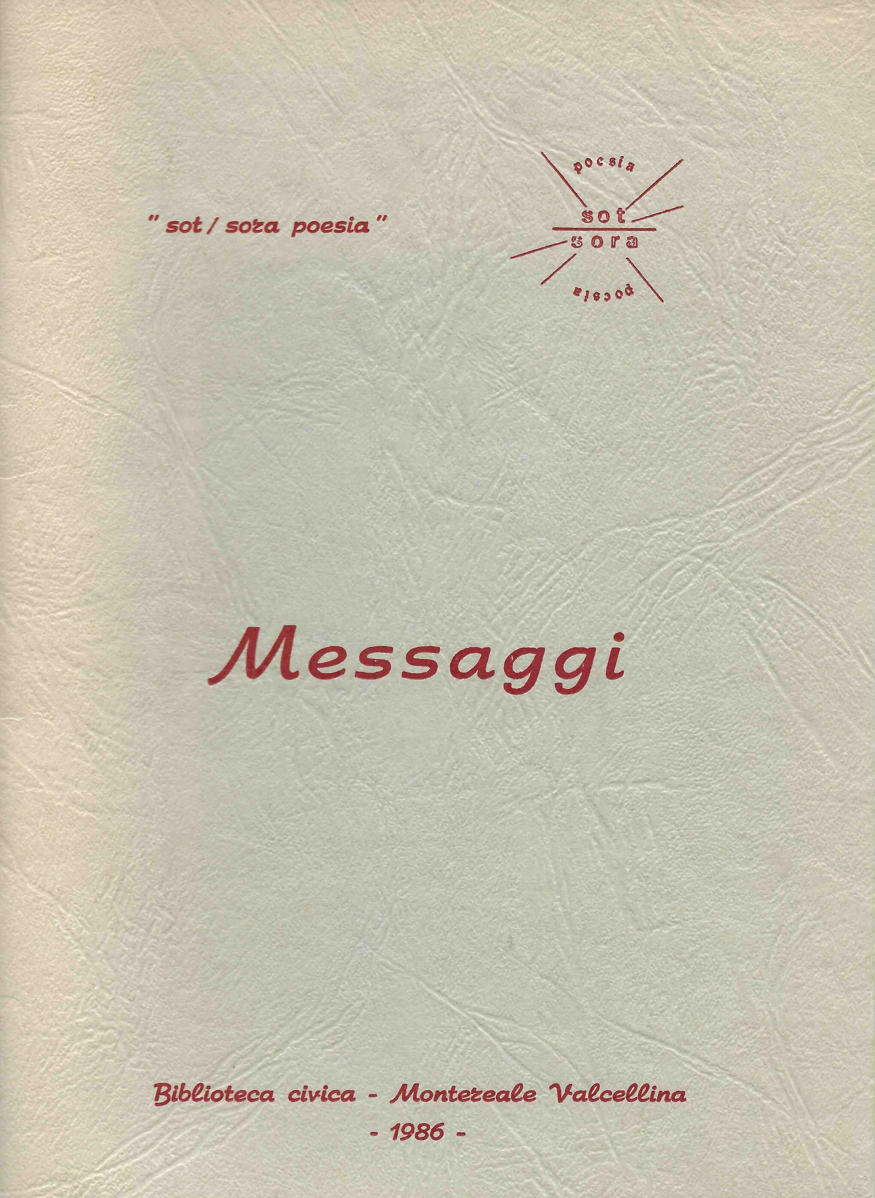 Copertina del libro Messaggi